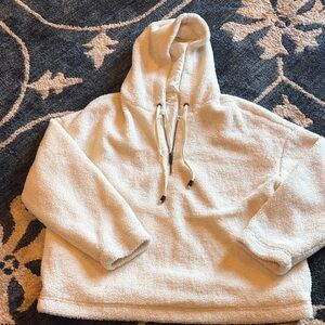 Cable & Gauge‎ Cream Hooded Sweatshirt
